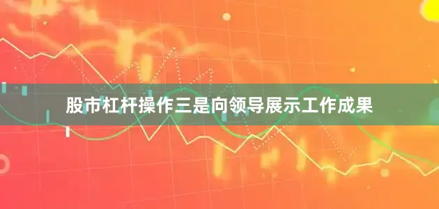 股市杠杆操作三是向领导展示工作成果