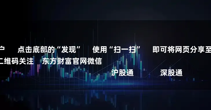 恒指配资开户      点击底部的“发现”     使用“扫一扫”     即可将网页分享至朋友圈                            扫描二维码关注    东方财富官网微信                                                                        沪股通             深股通